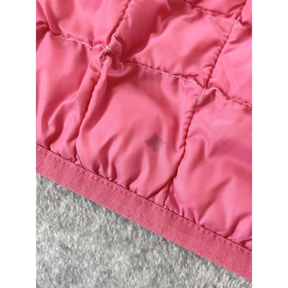 THE NORTH FACE Kid Thermoball Full Zip Hooded Jacket Pink Size 5 Reversible